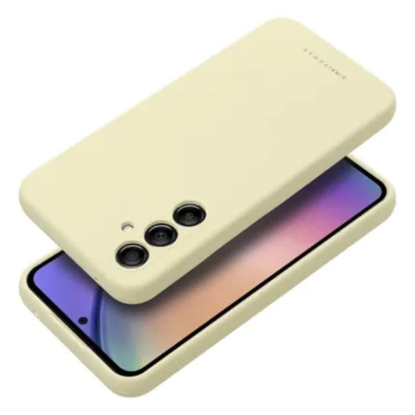 Roar Samsung Galaxy A54 5G Mobilskal Roar Cloud Skin - Lysegul Gul
