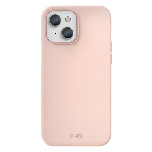 UNIQ Lino Skal iPhone 13 - Blush Rosa Rosa