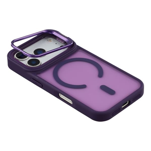 Mobilskal till iPhone 17 Pro MagSafe Lins Kickstand - Lila Lila