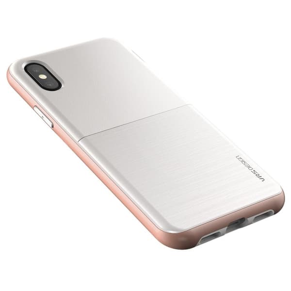 Verus High Pro Shield Cover til Apple iPhone XS / X (Hvid - Rose White