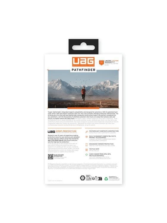 UAG Telefontaske til Galaxy S25 Ultra MagSafe Pathfinder Magnet - Sort Svart