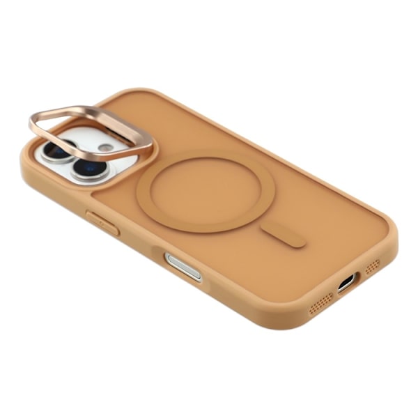 Mobilskal till iPhone 17 MagSafe Lins Kickstand - Guld Guld