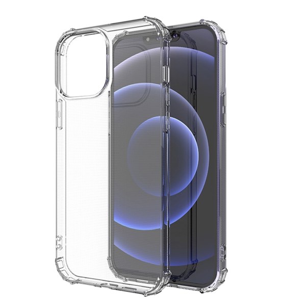Blødt stødsikkert cover til iPhone 13 Pro Max - Klar Transparent