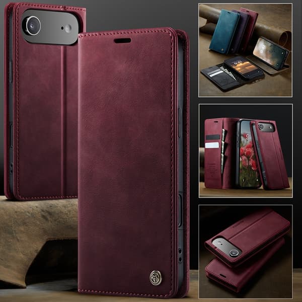 Caseme iPhone Air Plånboksfodral RFID-Skydd 033 - Röd Röd