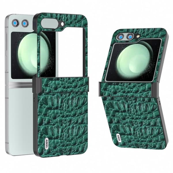 ABEEL Mobilskal till Samsung Galaxy Z Flip5 Hinge Design Canopy Grön