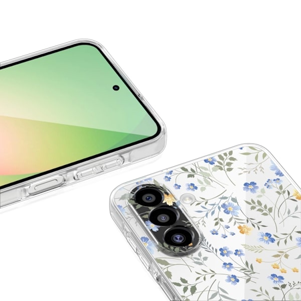 Tech-Protect Mobilskal För Galaxy A27 Flexair - Spring Flower Transparent