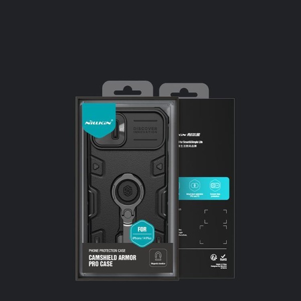 Nillkin iPhone 14 Skal CamShield Armor Magnetic - Svart