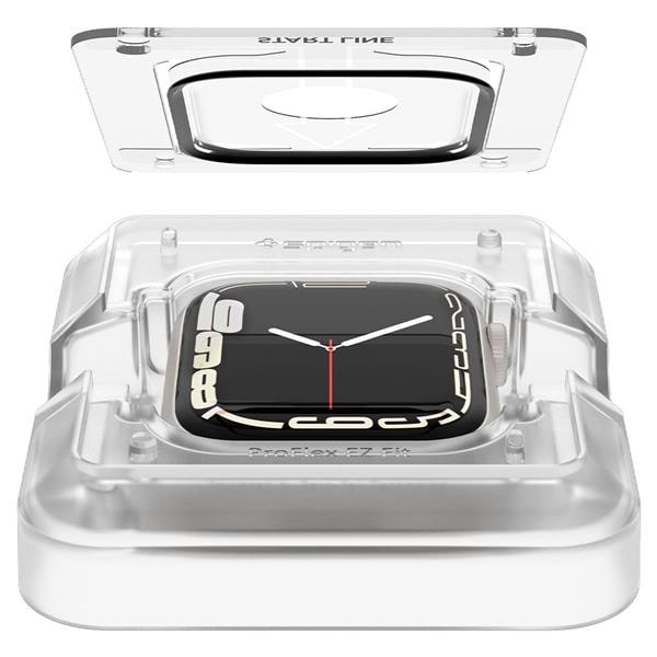 Spigen Hybrid Glas ''EZ-FIT'' 2-Pack Apple Watch 7/8 45mm