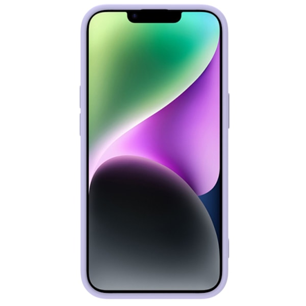 Nillkin iPhone 14 Plus Skal Magsafe CamShield Silicone - Lila