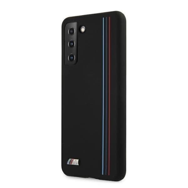 BMW Silicone Stripes M Collection -kuori Galaxy S21 Plus 5G:lle - Musta Black