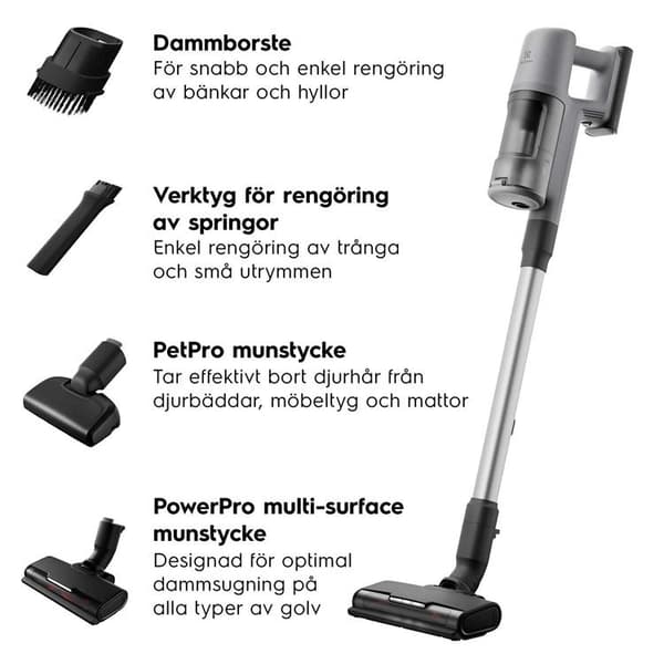 Electrolux Skaftdammsugare EP61AB21UG Urban - Grå Grå