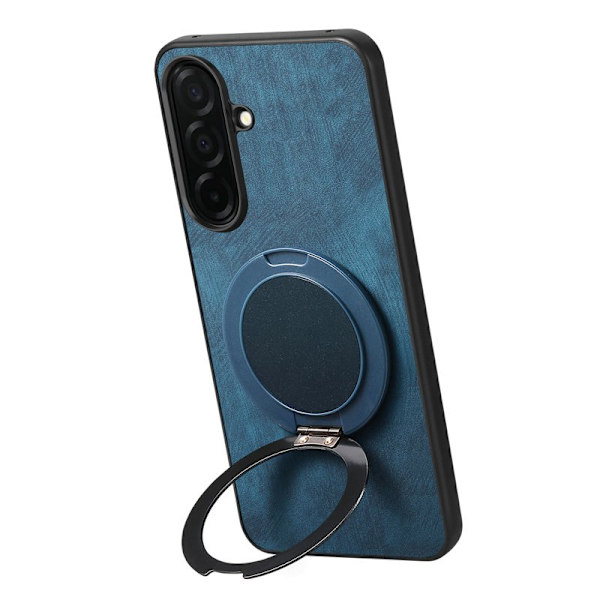Mobilskal för Samsung Galaxy S26 Plus Konstläder Kickstand - Blå