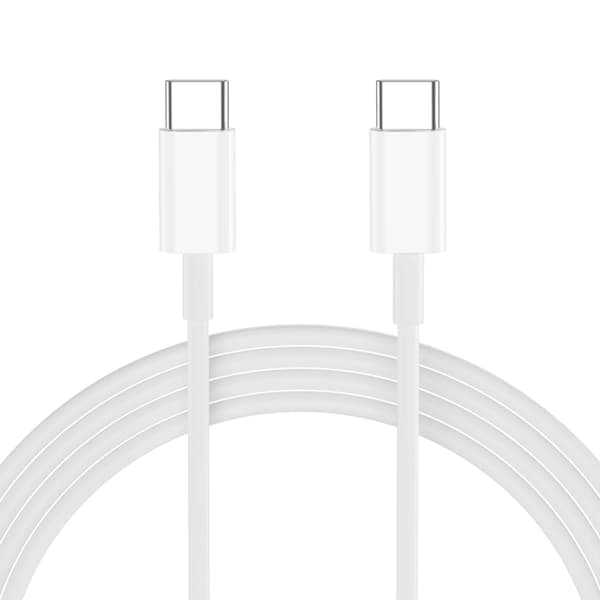 Tech-Protect 2-Port hurtigoplader 45W QC3.0 NCA45W-GAN med kabel Vit