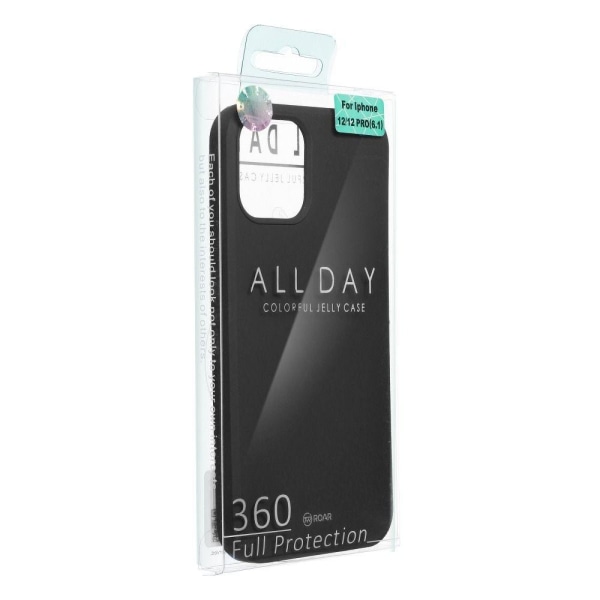 iPhone 11 Pro Max -kuori Roar Jelly pehmeää muovia - musta