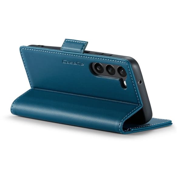 CASEME Plånboksfodral Konstläder för Samsung Galaxy S23+ - Blå