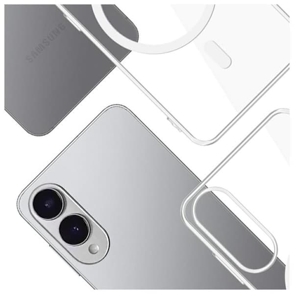 3MK Mobilskal till Galaxy S25 Edge MagSafe Clear Transparent