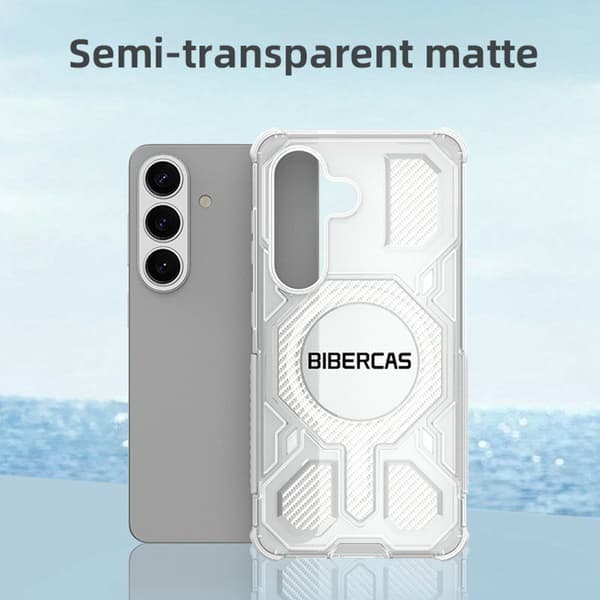 Mobilskal för Samsung Galaxy S26 Magnetiskt TPU + PC - Transparent