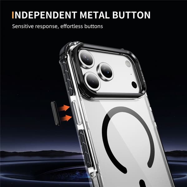 Mobilskal till iPhone 17 Pro MagSafe Kickstand - Svart Svart