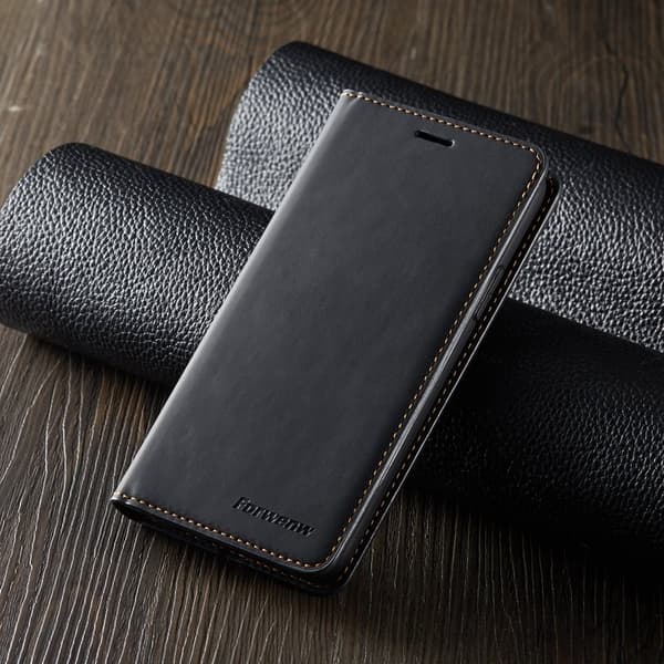 FORWENW Fantasy Series iPhone 11 Pro Plånboksfodral Konstläder - Svart