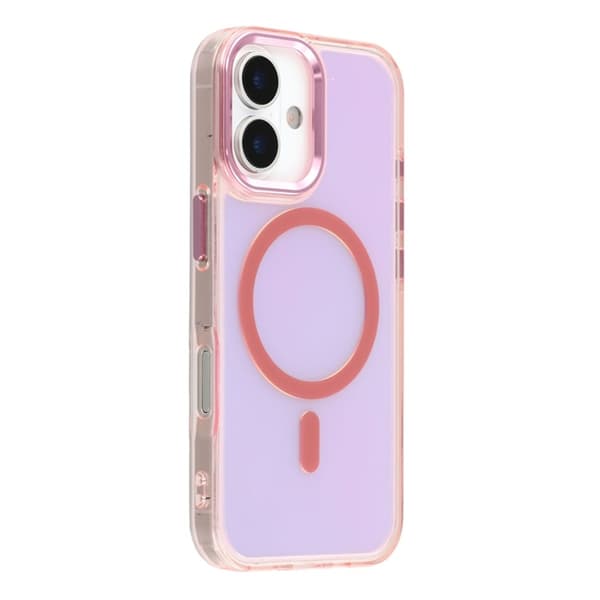 Mobilskal till iPhone 17 MagSafe Färgbyte TPU - Rosa Rosa