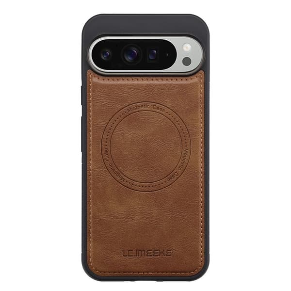 LC.IMEEKE Google Pixel 10 Pro XL Plånboksfodral Konstläder - Brun