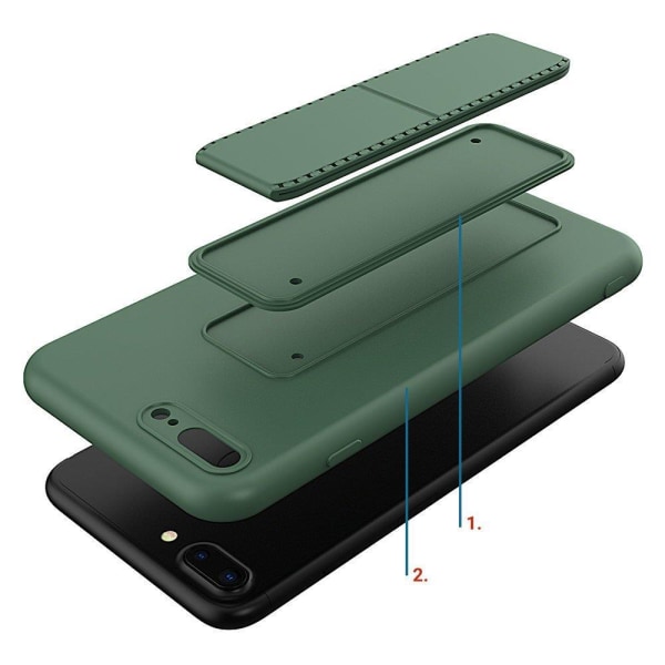 Wozinsky Kickstand Silicone Skal iPhone 7 plus/ iPhone 8 plus - Blå