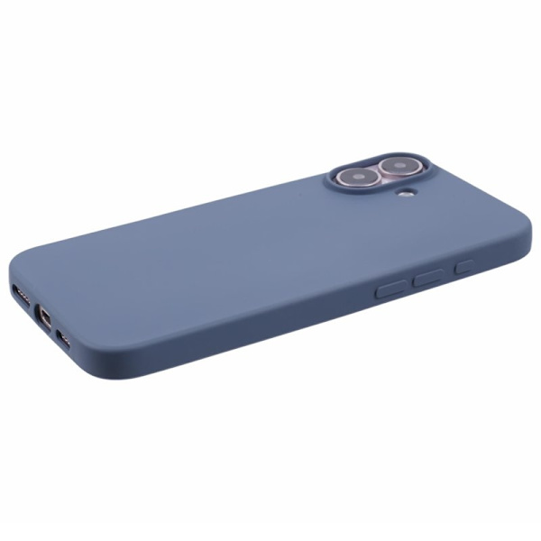 X-LEVEL Mobilskal till iPhone 16 Plus Smooth Soft TPU Liquid Silicone Grå