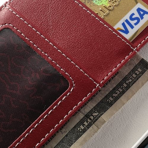 Embossed Plånboksväska till LG G Flex (Röd) Röd