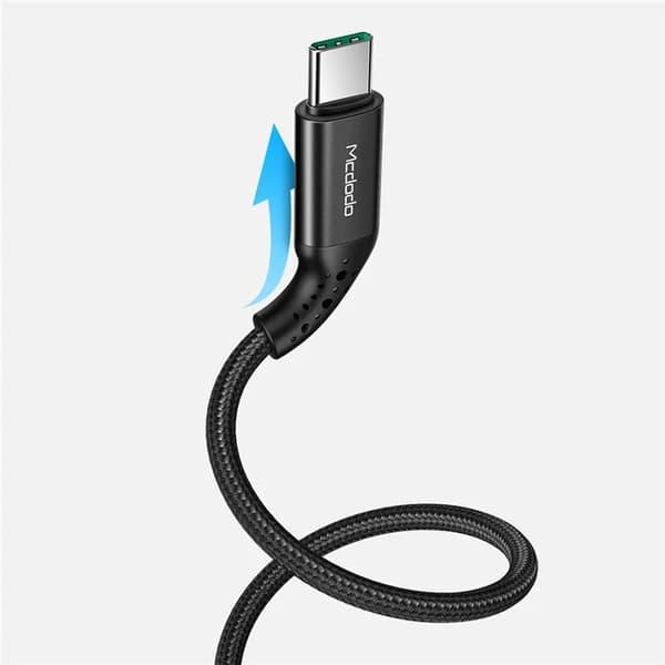 MCDODO USB-A - USB-C 5A Kabel 1.5M - Svart Svart