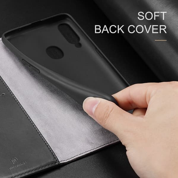 Dux Ducis lompakkokotelo Samsung Galaxy A20s - Musta Black