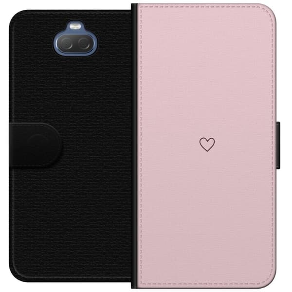 Plånboksfodral till Sony Xperia 10 med Litet Hjärta