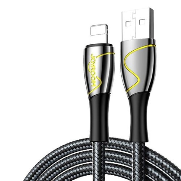 Joyroom Mermaid USB-A till Lightning kabel 2m - Svart Svart