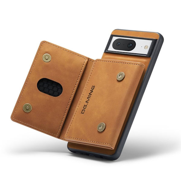 DG.MING M2 Series Google Pixel 8 Plånboksfodral Magnetisk Konstläder Brun