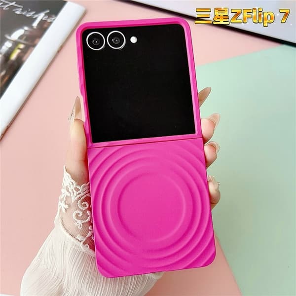 Mobilskal till Galaxy Z Flip7 MagSafe Touch Wave - Rosa Rosa