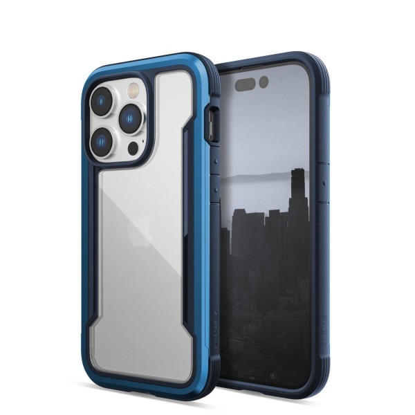 Raptic iPhone 14 Pro Case Magsafe X-Doria Shield Armored - sininen