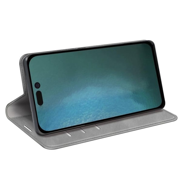 Folio iPhone 14 Pro Max Plånboksfodral  - Grå Gr