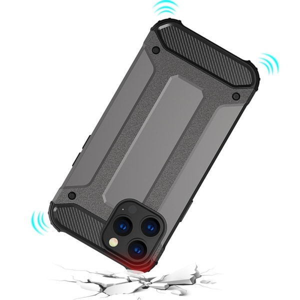 Hybrid Armor Tough Rugged Skal iPhone 13 Pro Max - Blå Blue
