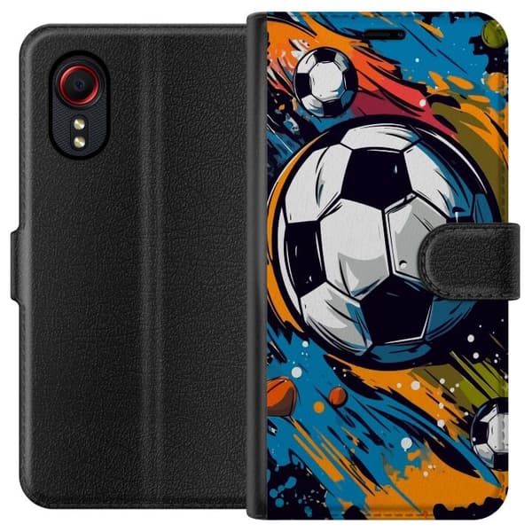Pung Taske til Samsung Galaxy Xcover 5 med fodbolde