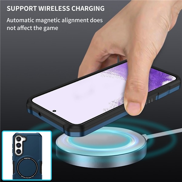 Galaxy S23 Plus Skal Magsafe Anti Drop - Mörkblå