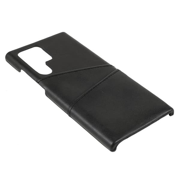 Kortholder Læder Cover Galaxy S22 Plus - Sort Black