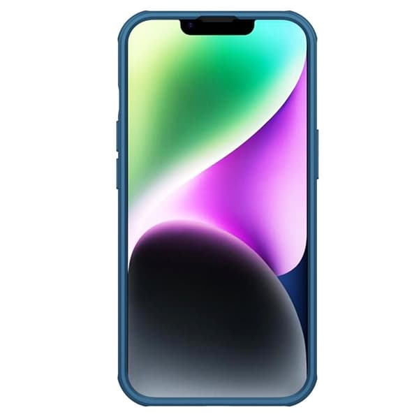NILLKIN Super Frosted Shield Pro Mobilskal till iPhone 15 Blå