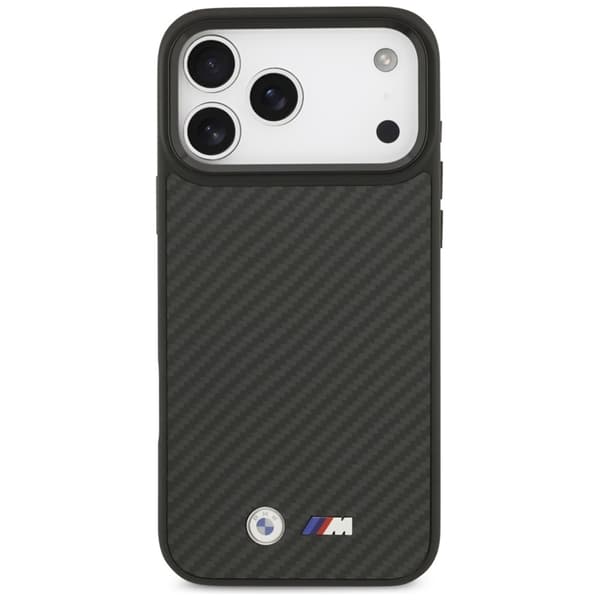BMW telefontaske til iPhone 17 Pro Magsafe Kevlar - mat sort Svart
