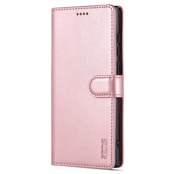 AZNS Samsung Galaxy S24 Ultra Plånboksfodral Konstläder - Roséguld