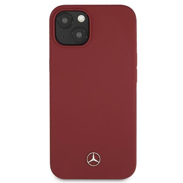 Mercedes Silicone Line Skal iPhone 13 - Punainen Red