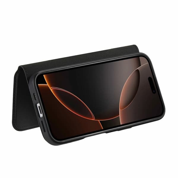 CASENEO iPhone Air Plånboksfodral RFID Blocking Konstläder - Svart