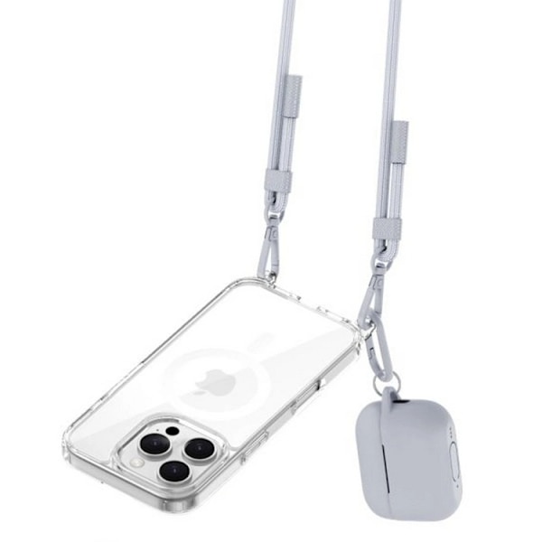 Tech-Protect Mobilrem Crossbody C5SE Grå