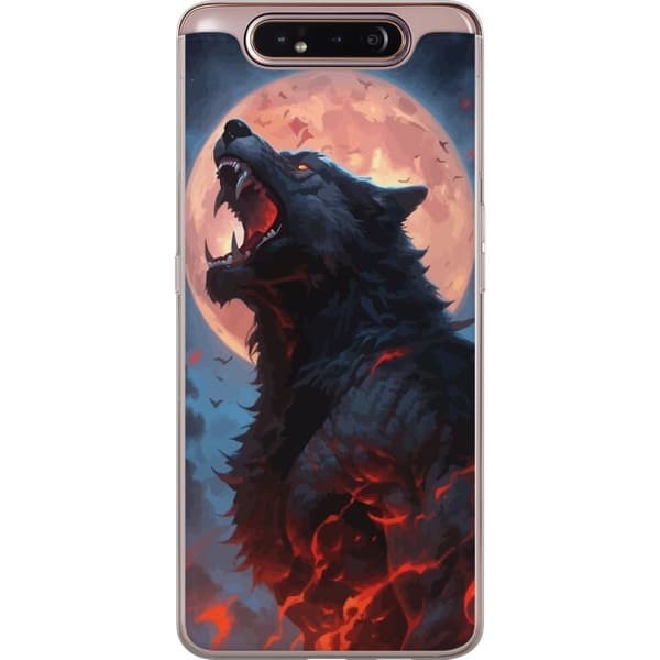 Mobilskal till Samsung Galaxy A80 med Ylande varg