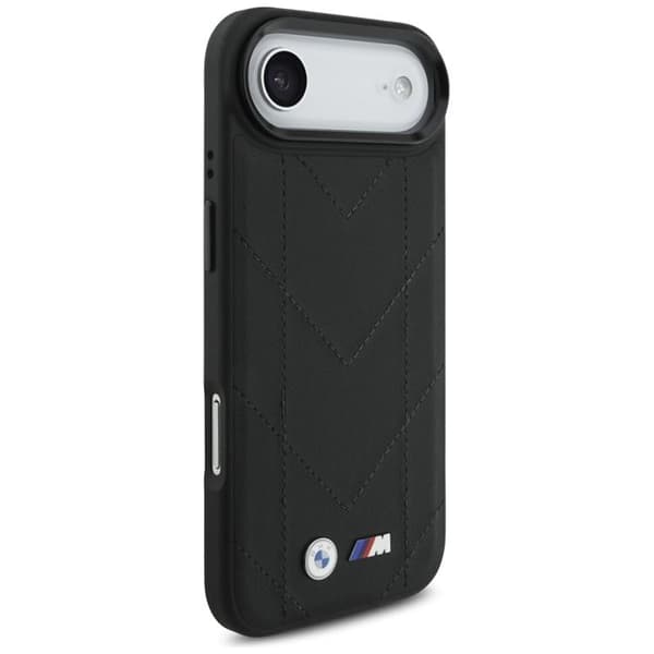 BMW Telefontaske til iPhone Air MagSafe M Quiltet Logo - Sort Svart