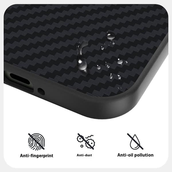 ABEEL Mobilskal till Xiaomi 17 Pro Max MagSafe Kolfiber Svart / Blå