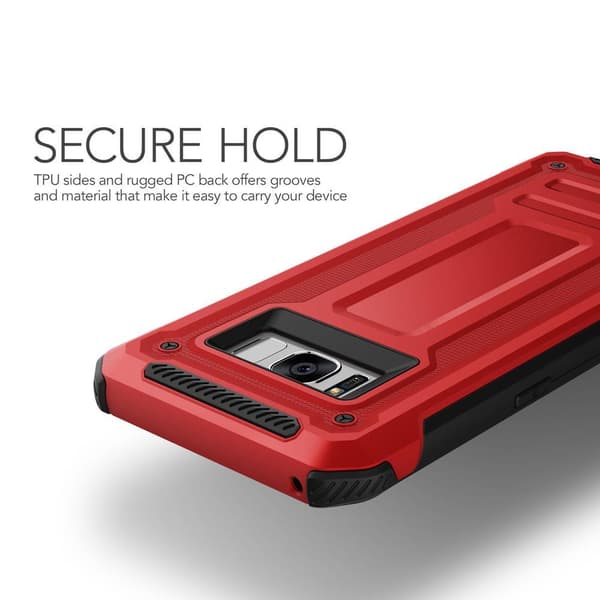 Verus Terra Guard Cover til Samsung Galaxy S8 Plus - Rød Red